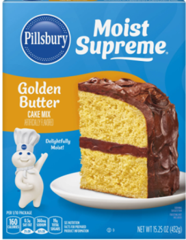 PILLSBURY 'Golden Butter' Moist Supreme  Premium Cake Mix 432 gr